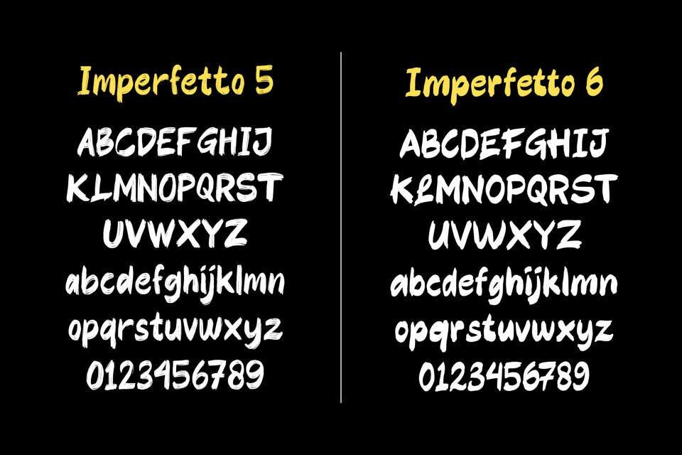 Imperfetto Font