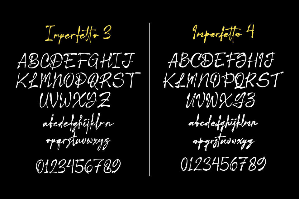 Imperfetto Font