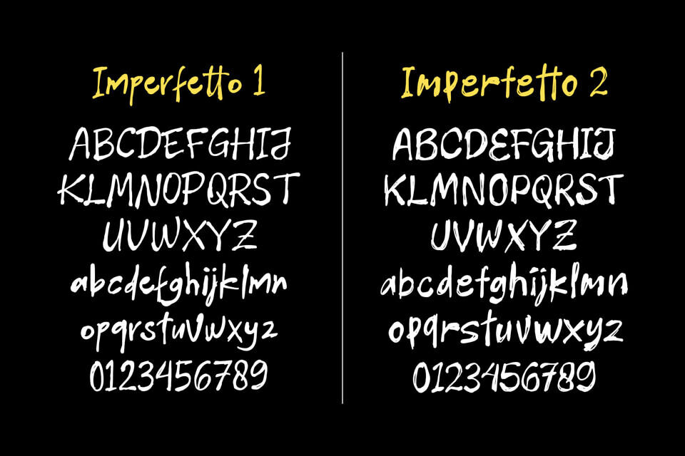 Imperfetto Font