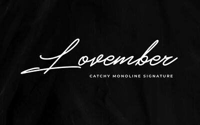 Lovember Font