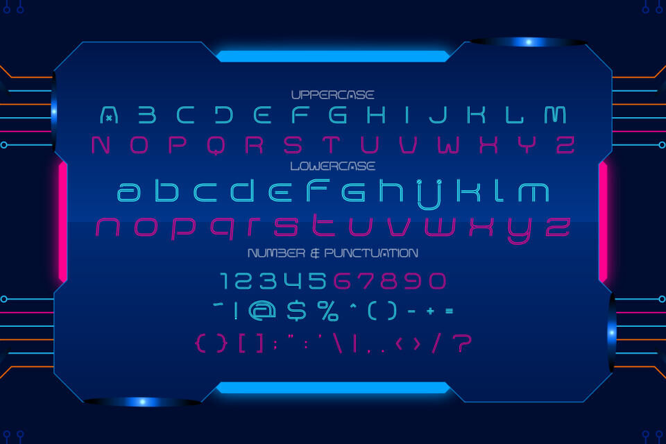 Matrix Pulse Font