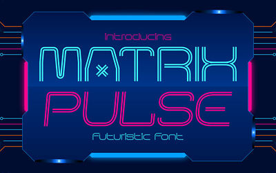 Matrix Pulse Font