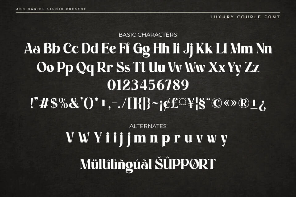 Maziyah Duo Font