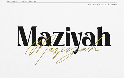 Maziyah Duo Font