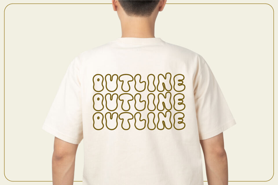 Meltipop Outline Font