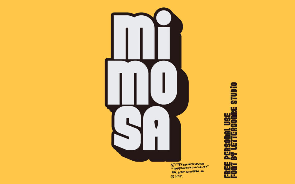 Mimosa Font
