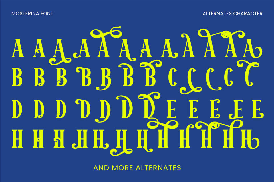 Mosterina Font