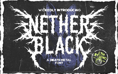 Nether Black Font