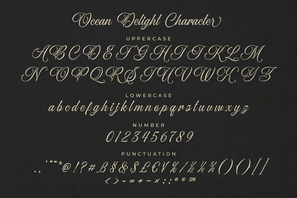 Ocean Delight Font