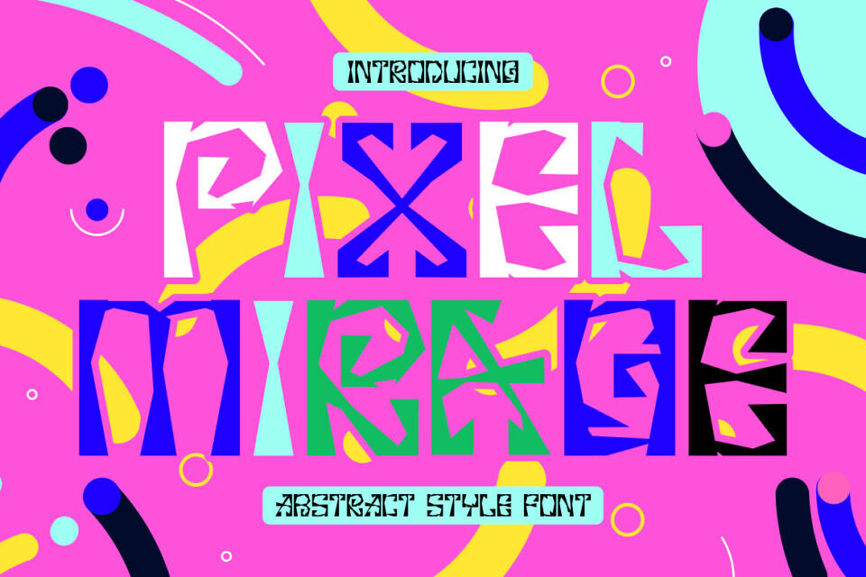 Pixel Mirage Font