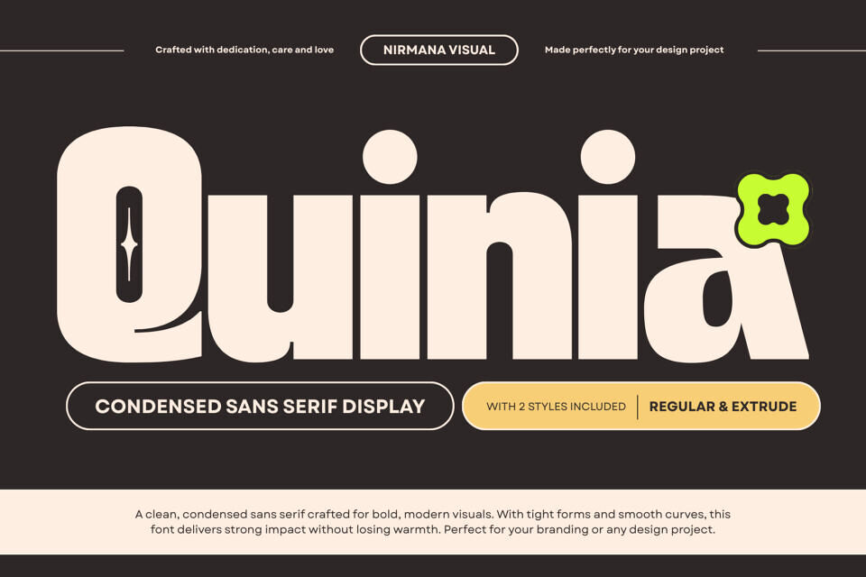 Quinia Retro Font