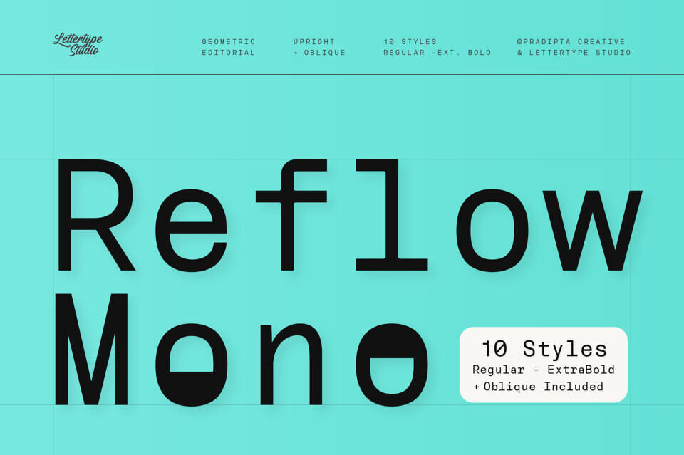 Reflow Mono Font