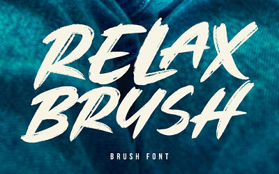 Relax Brush Font