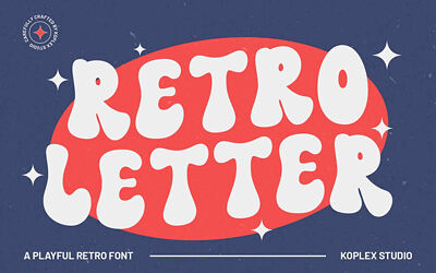 Retro Letter Font