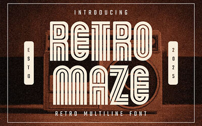Retromaze Font
