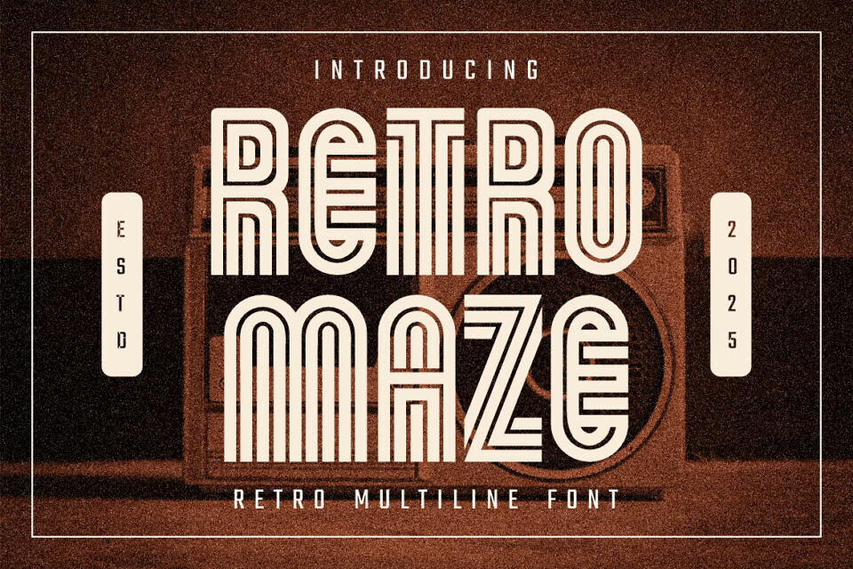 Retromaze Font