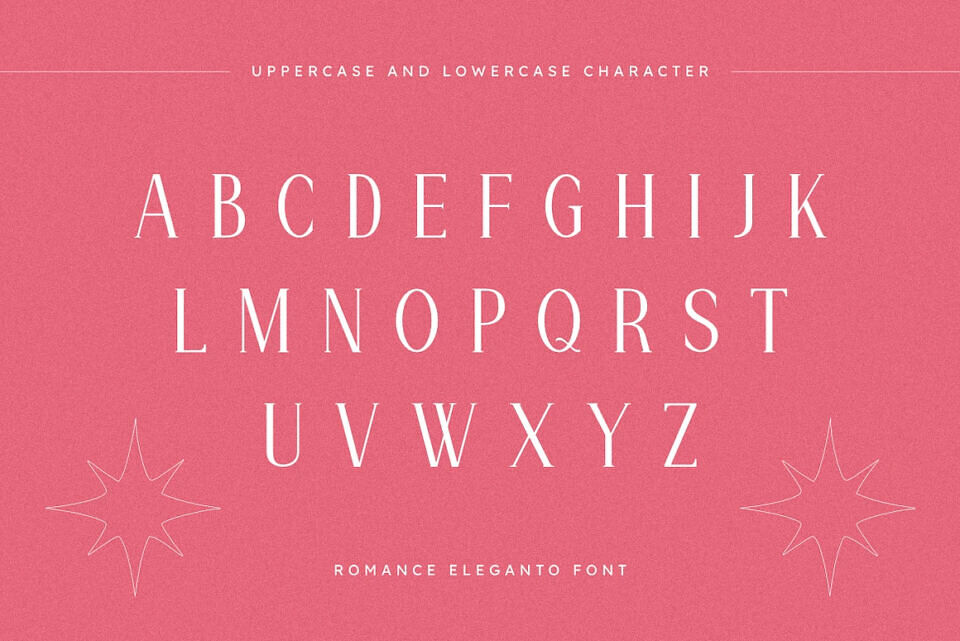 Romance Eleganto Font