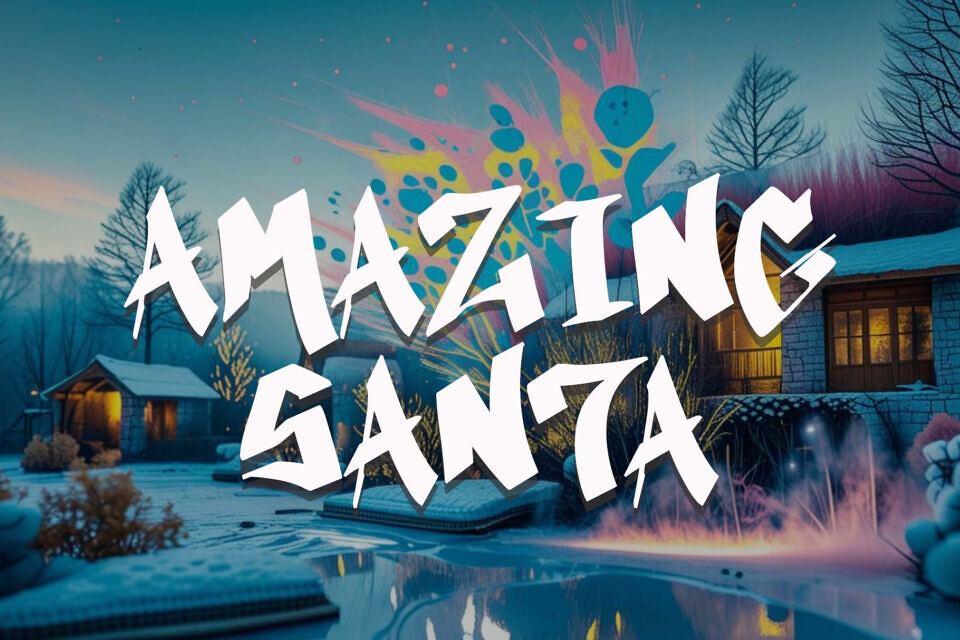 Santoria Graffiti Font