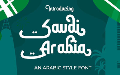 Saudi Arabia Font