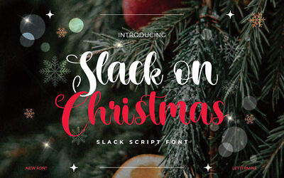 Slack On Christmas Font