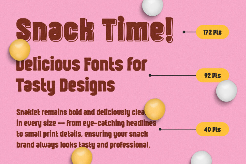 Snaklet Pop Font