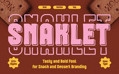 Snaklet Pop Font