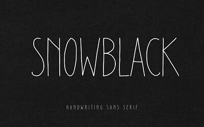 Snowblack Font