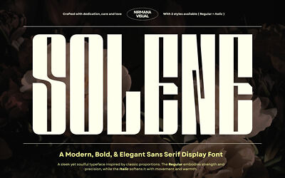 Solene Display Font