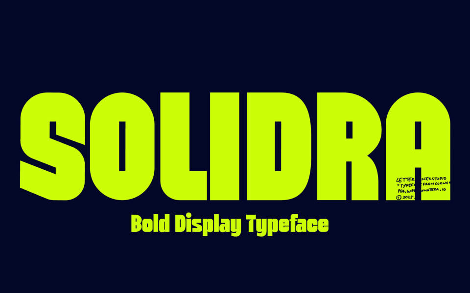 Solidra Font