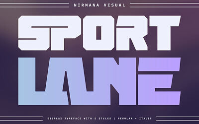 Sport Lane Font