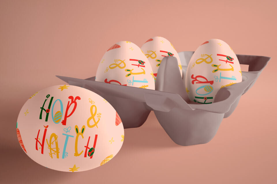Spring Easter Font