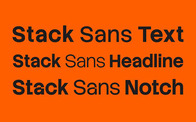 Stack Sans Font Family