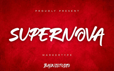 Supernova Font