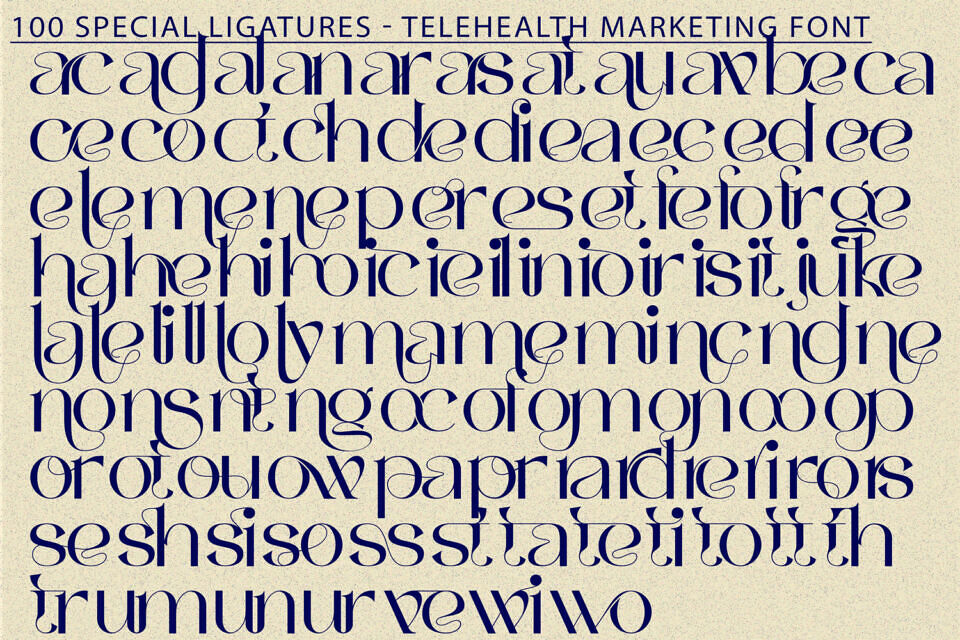 Telehealth Marketing Font