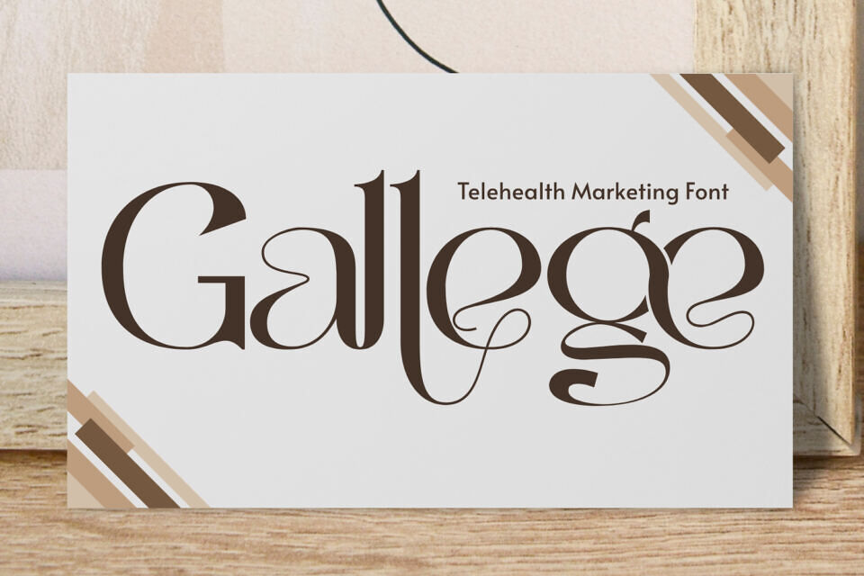 Telehealth Marketing Font
