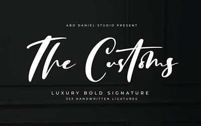The Customs Font