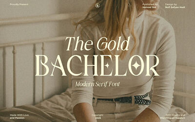 The Gold Bachelor Font