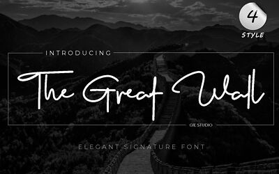 The Great Wall Font