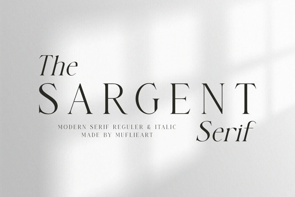 The Sargent Serif Font
