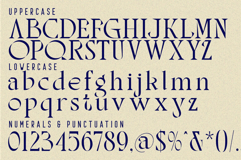 Theatrical Blending Font
