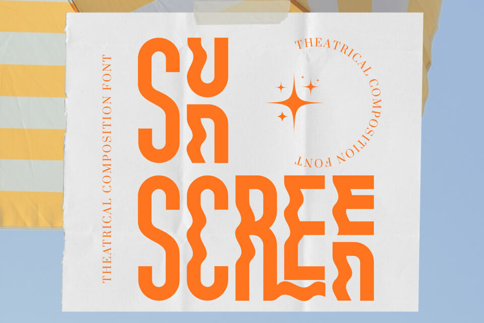 Theatrical Composition Font