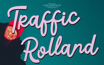 Traffic Rolland Font