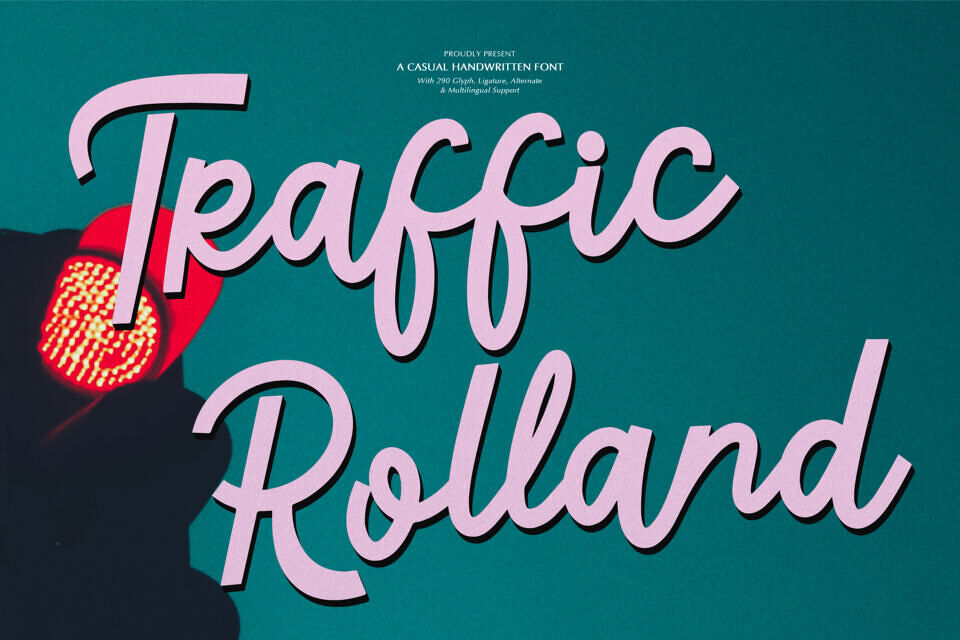 Traffic Rolland Font