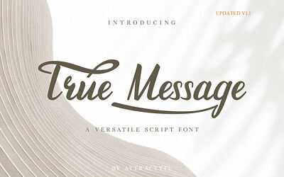 True Message Font