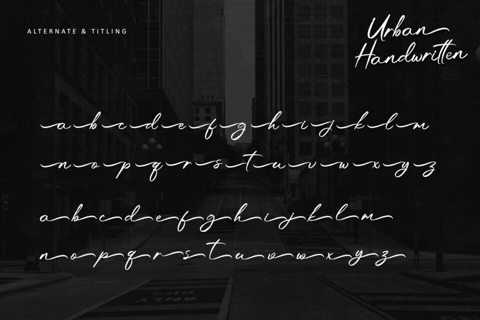 Urban Handwritten Font