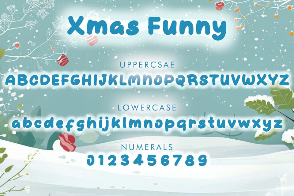 Xmas Funny Font