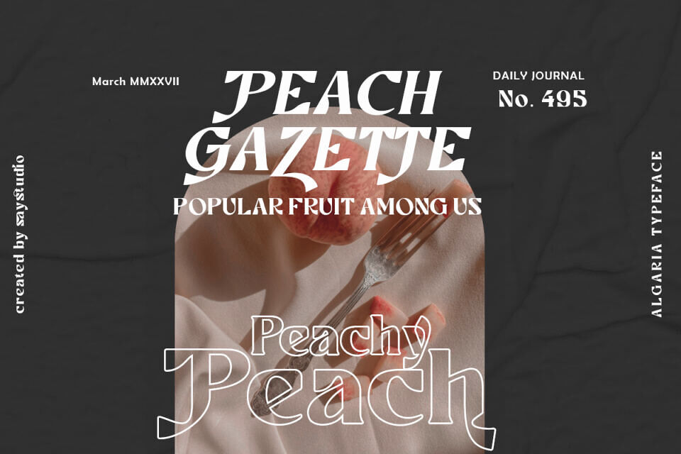 Algaria Font