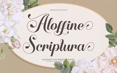 Aloffine Scriptura Font