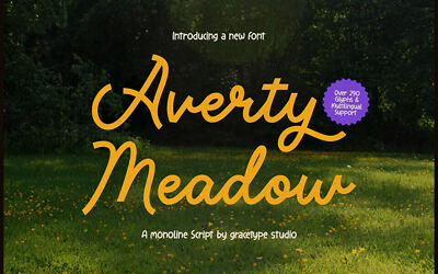 Averty Meadow Font