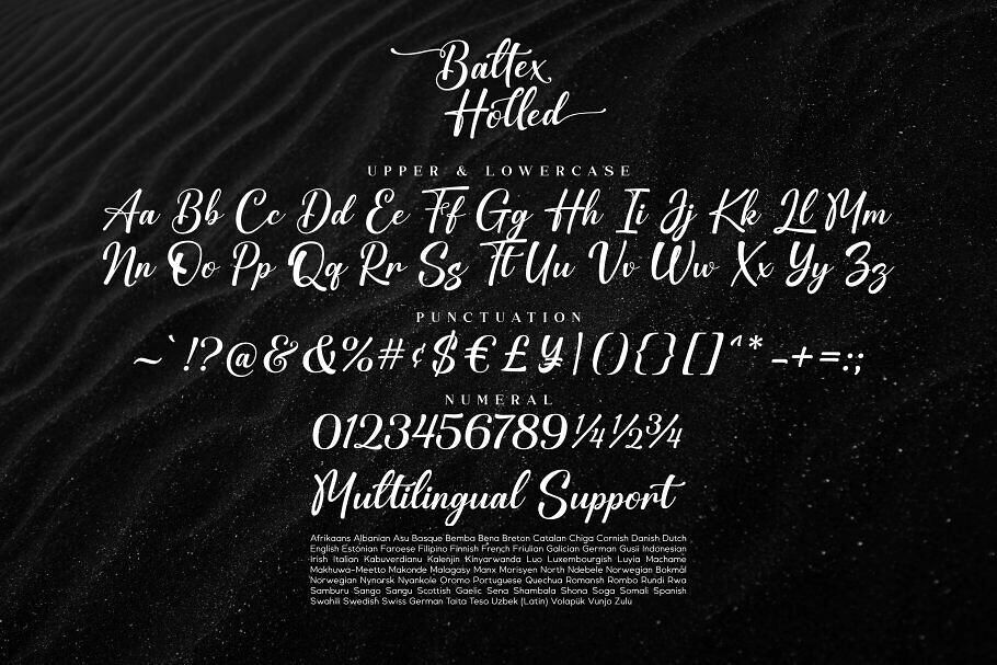 Baltex Holled Font